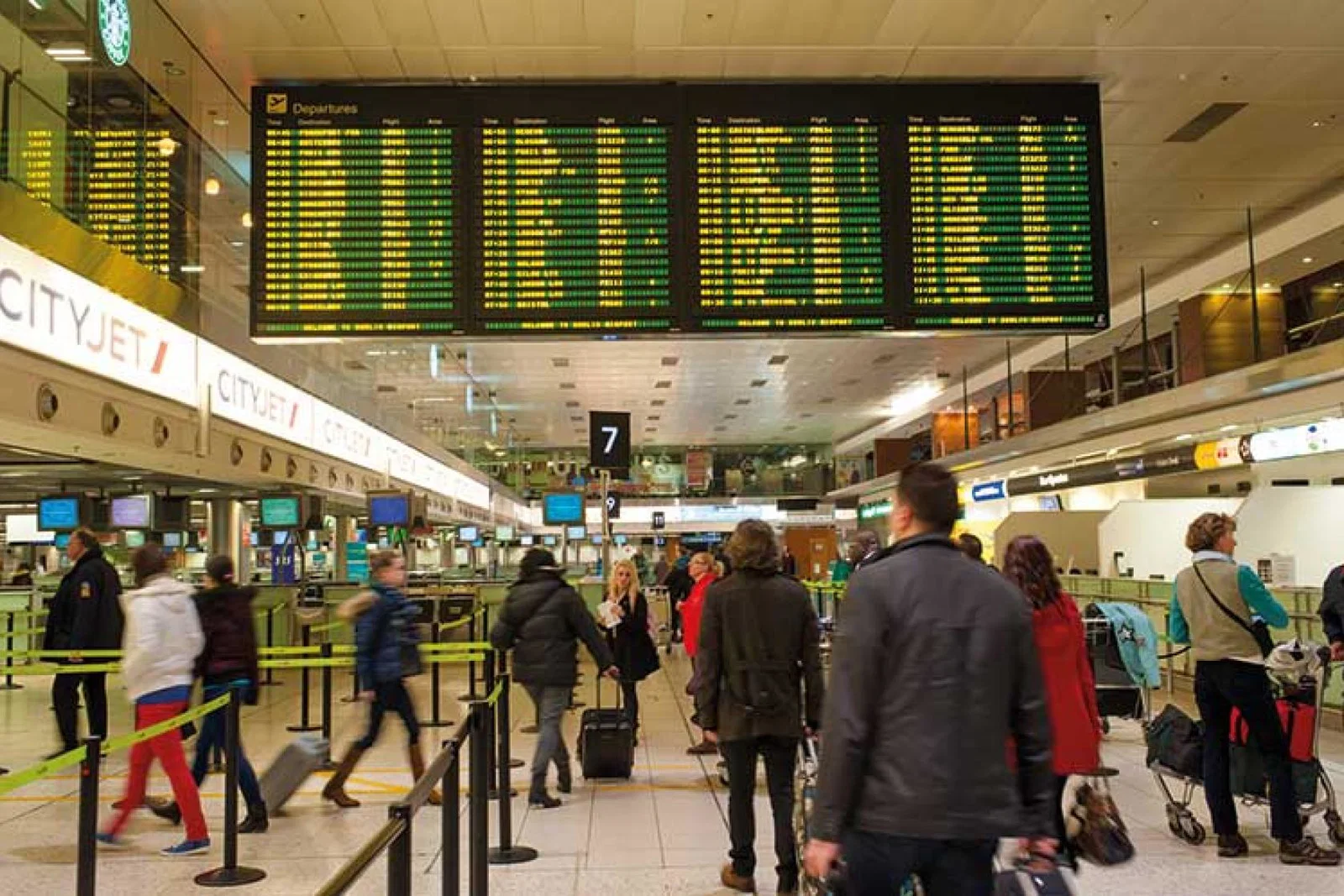 Dublin airport check in and departures