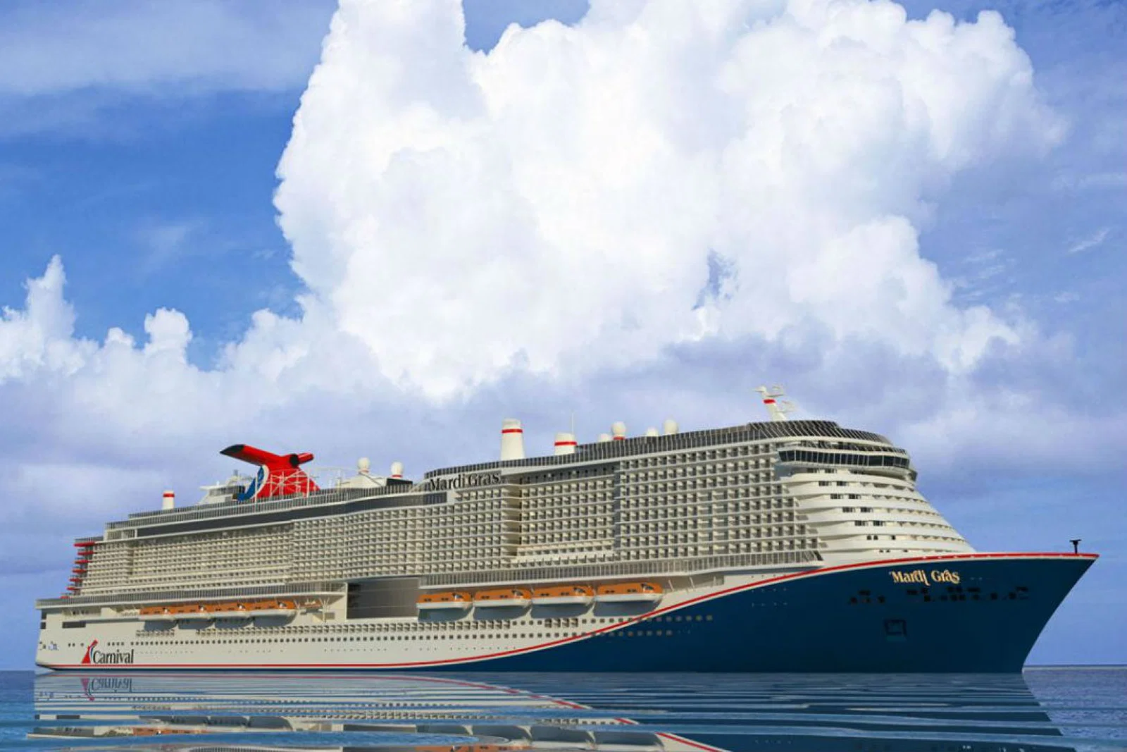 Carnival Mardi Gras will be the first Excel class ship when it launches in 2021