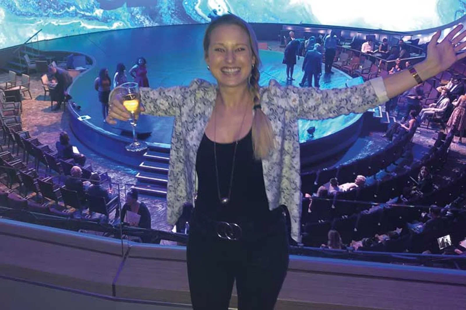 Sophie Griffiths on Celebrity Edge