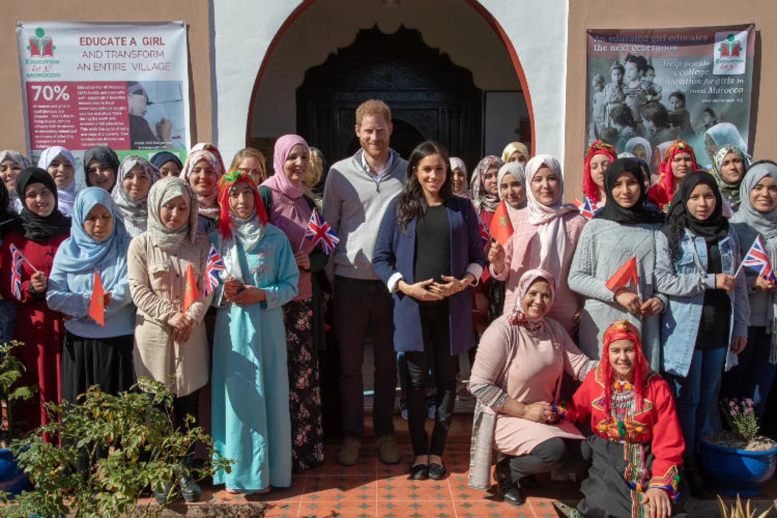 Prince Harry Meghan Markle in Morocco