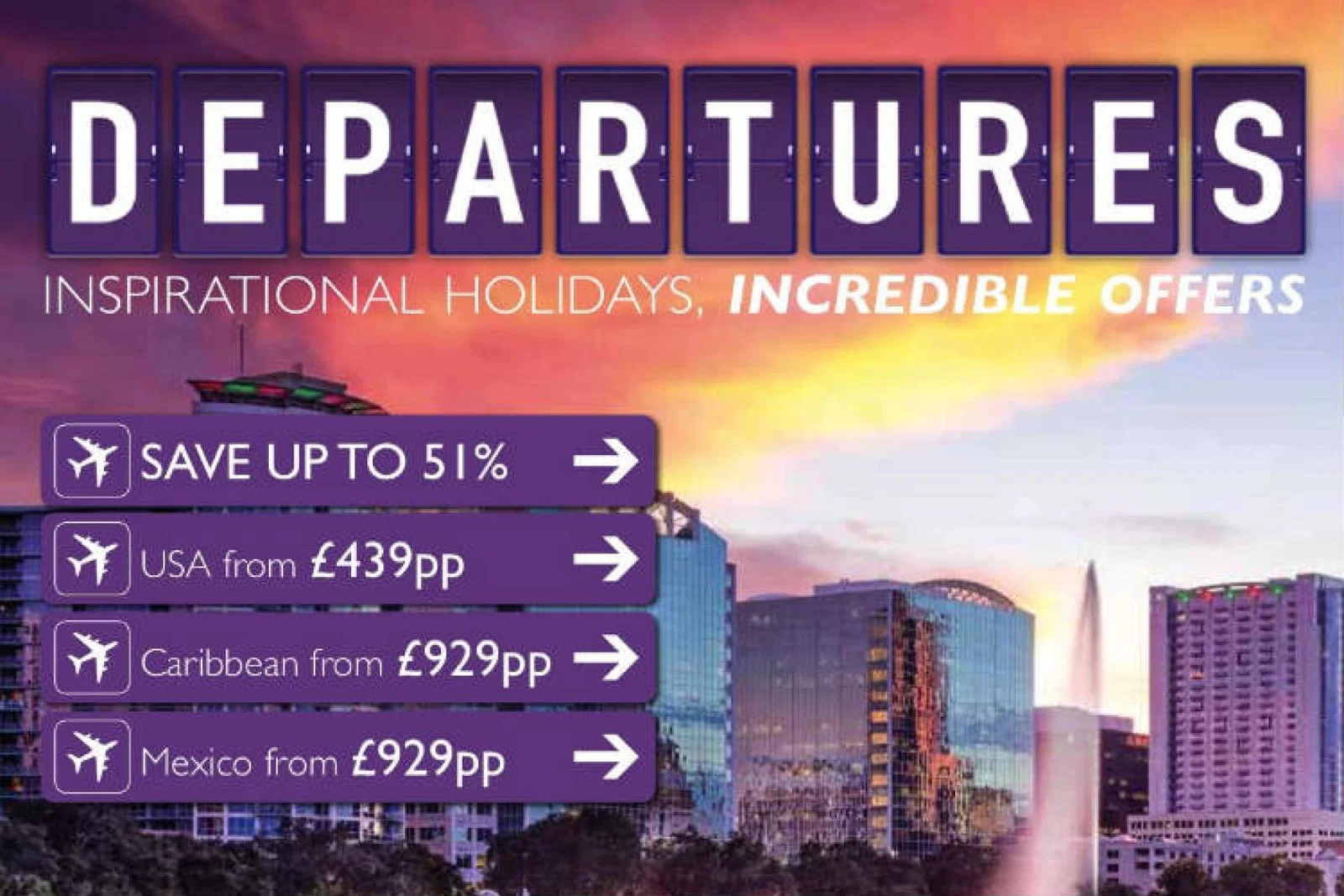 Funway Departures brochure