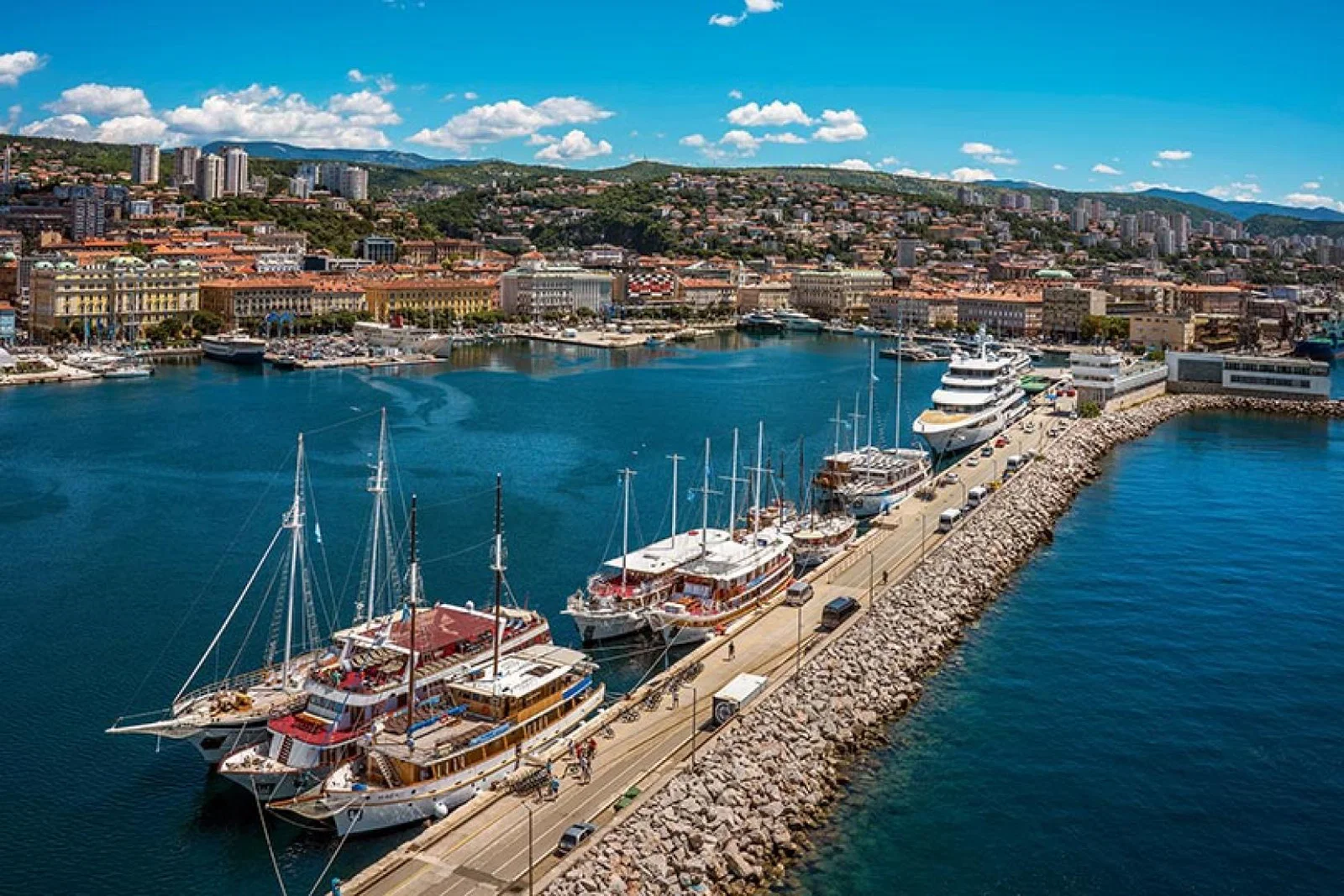 Rijeka harbour, Croatia
