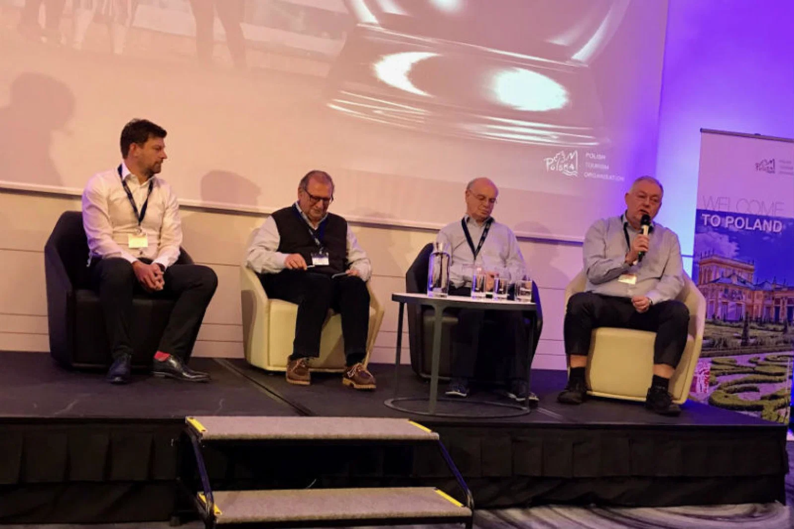 L-R: Matt Purser, Noel Josephides, Stephen Mason and John de Vial