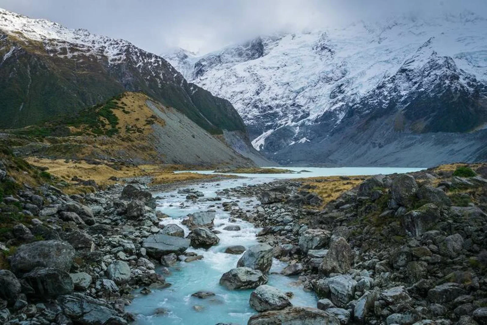 Pictured: Hooker Lake, New Zealand (Credit: Danny Postma/Unsplash)