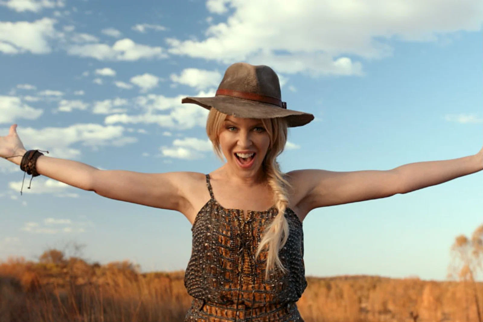 Kylie Minogue was part of the Matesong campaign. Picture: Tourism Australia