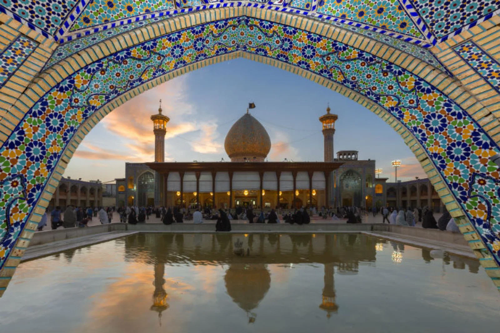 Holy Shrine of Shah Cheragh, in Shiraz, Iran