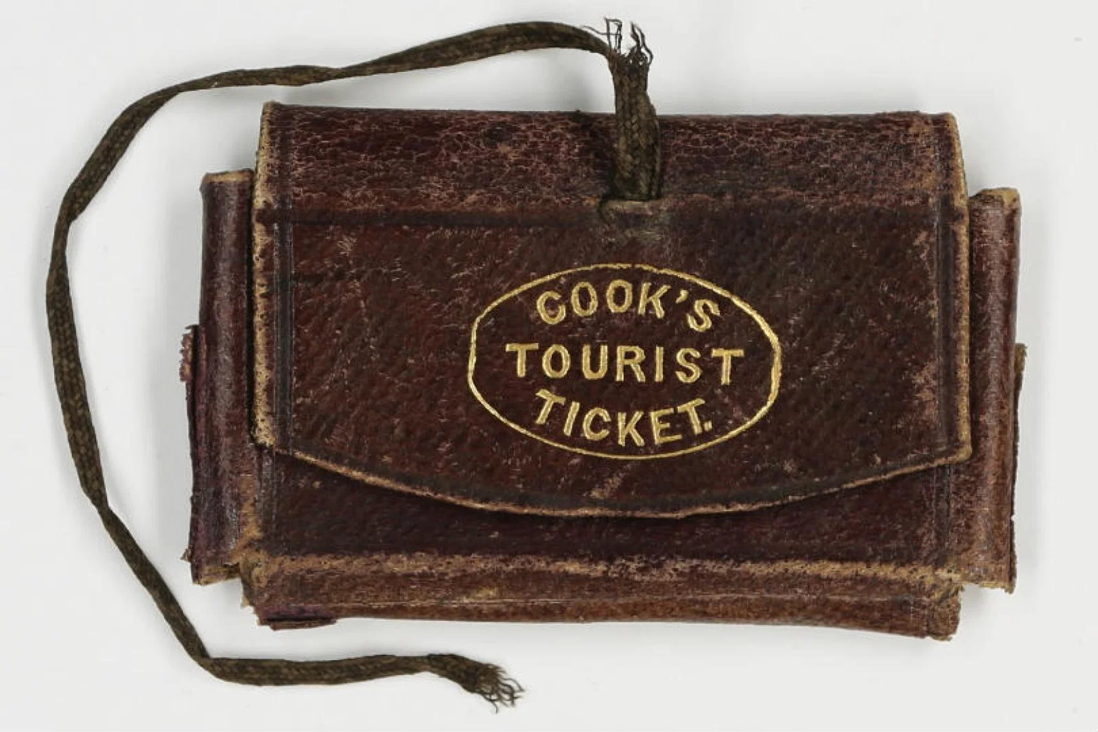 A Thomas Cook ticket case in the archive