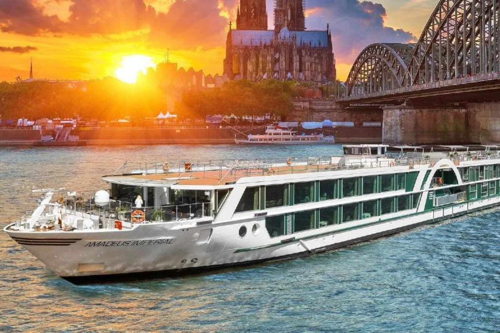 Sister ship Amadeus Imperial (pictured) will launch in April 2020