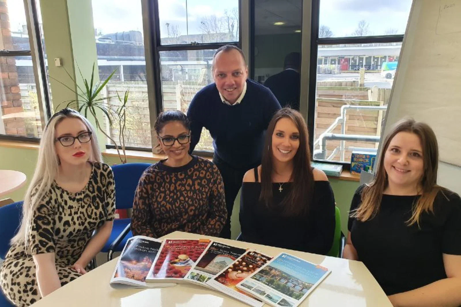 (L-R): Danielle Carroll, Zareen Ruhomally, Richard Forde, Vicky Coope and Zoe Cowlard