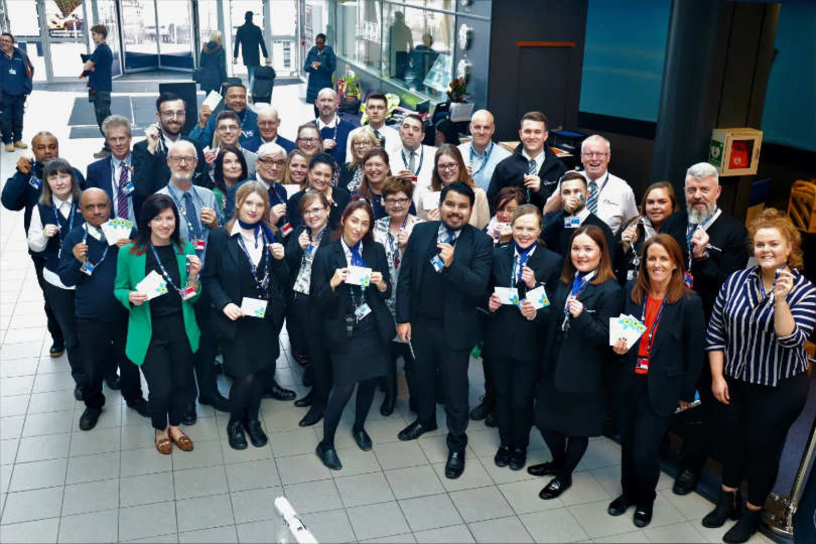 Stansted airport staff have become Dementia Friends