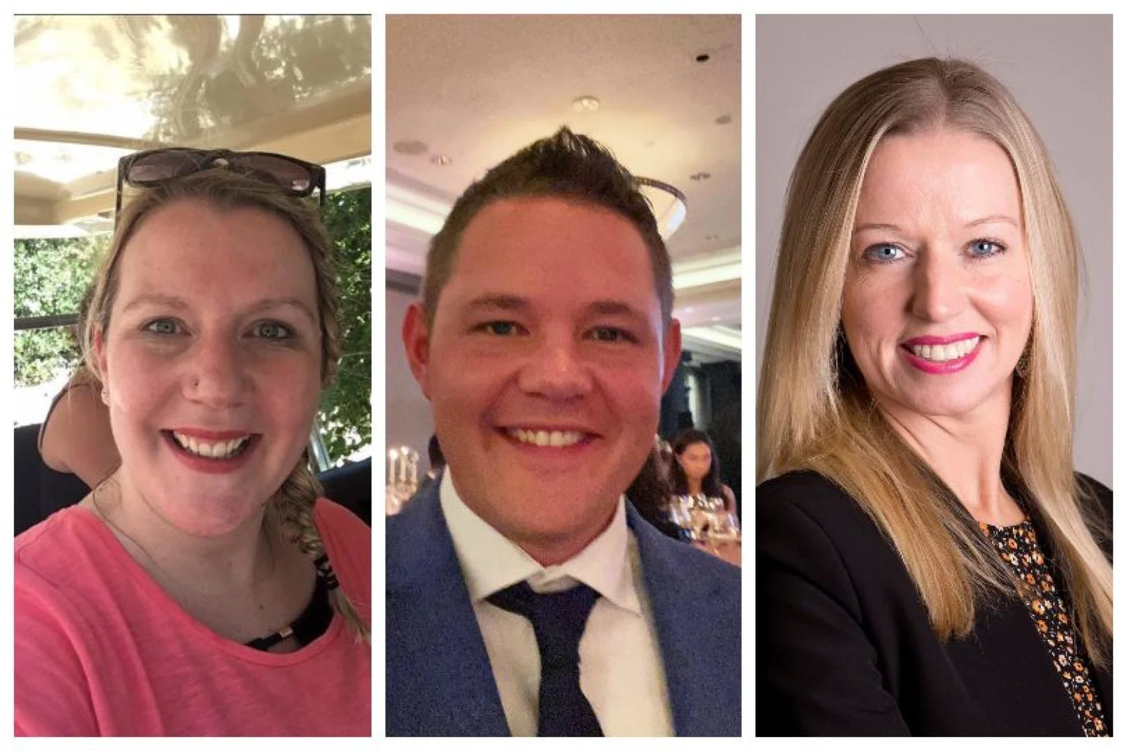 L-R: Sarah Harding, Tom Cloherty, Aishling McLoughlin