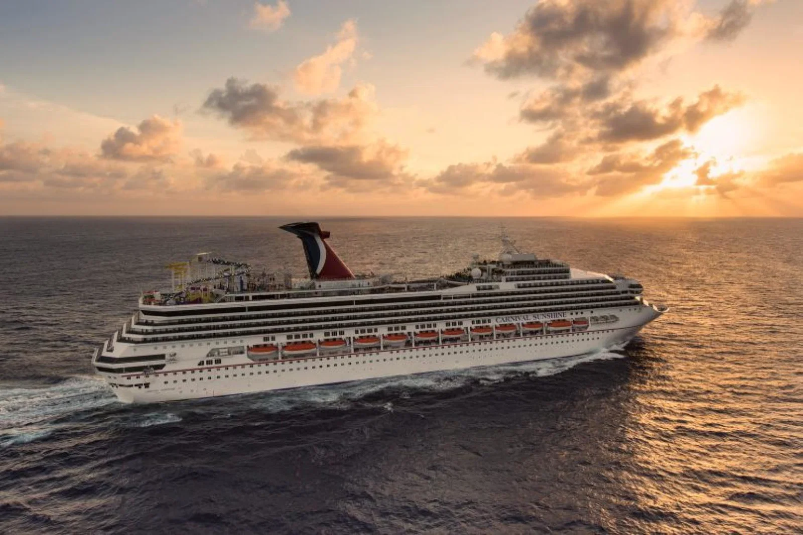 Carnival Sunshine will restart from Charleston on 13 January