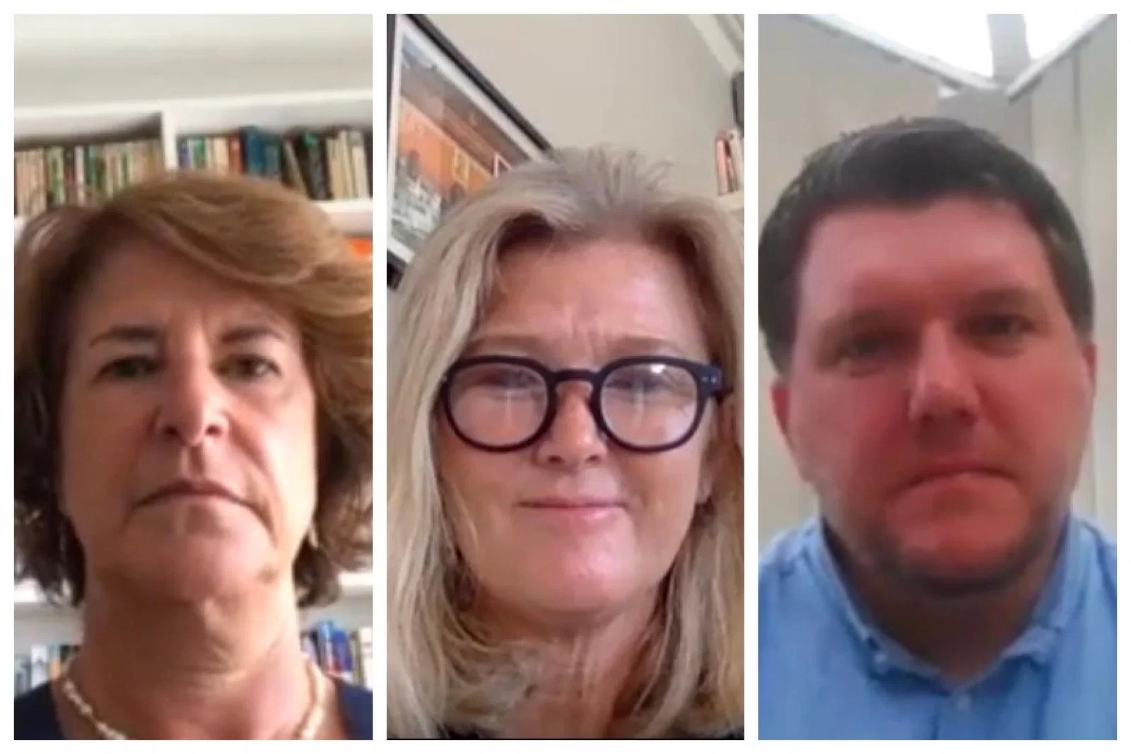 L-R: Edwina Lonsdale, Mundy Cruising; Mary McKenna, Cruise Holidays; Paul Hardwick, Fred Olsen Travel