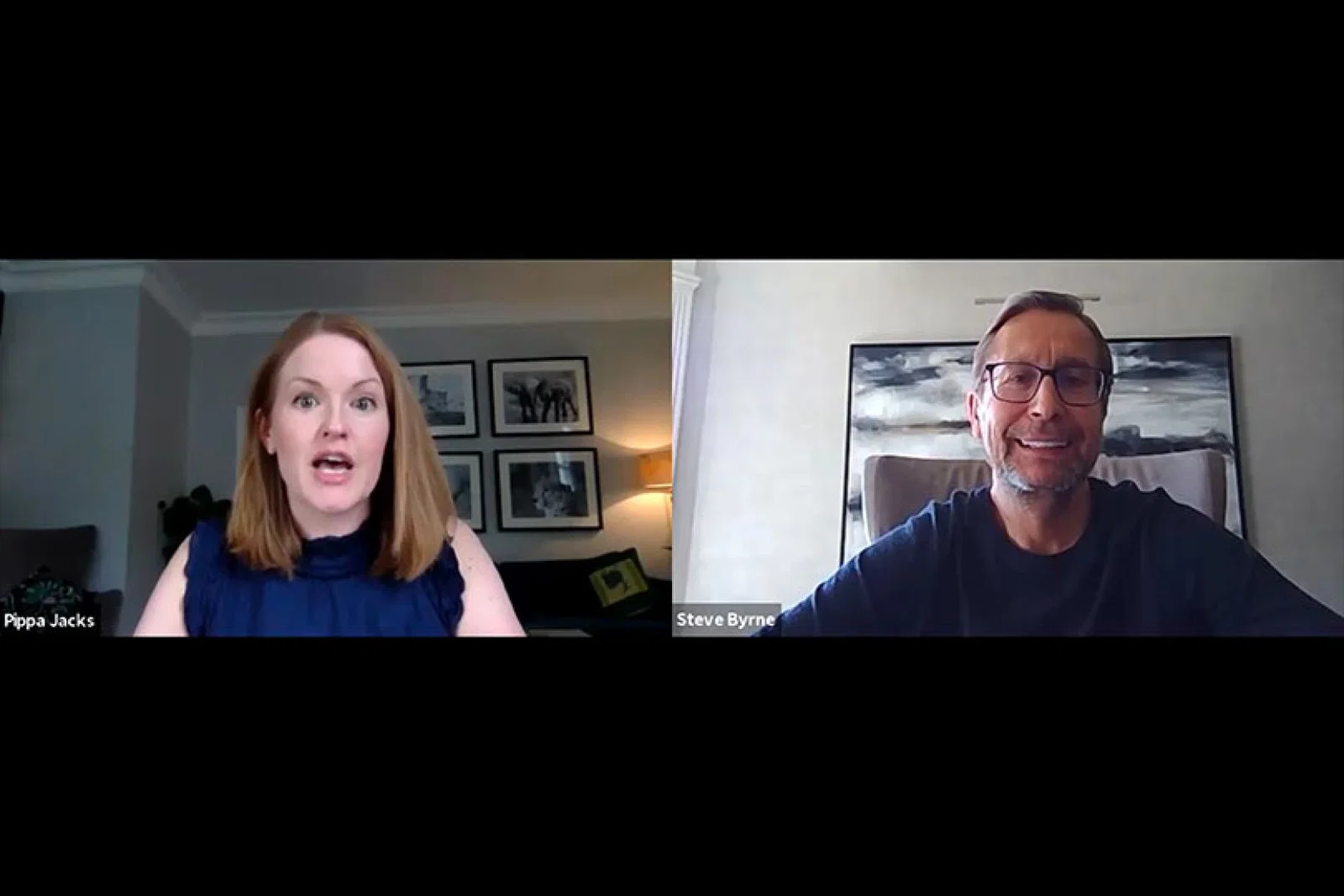 Travel Counsellors' Steve Byrne with Pippa Jacks in the TTG interview