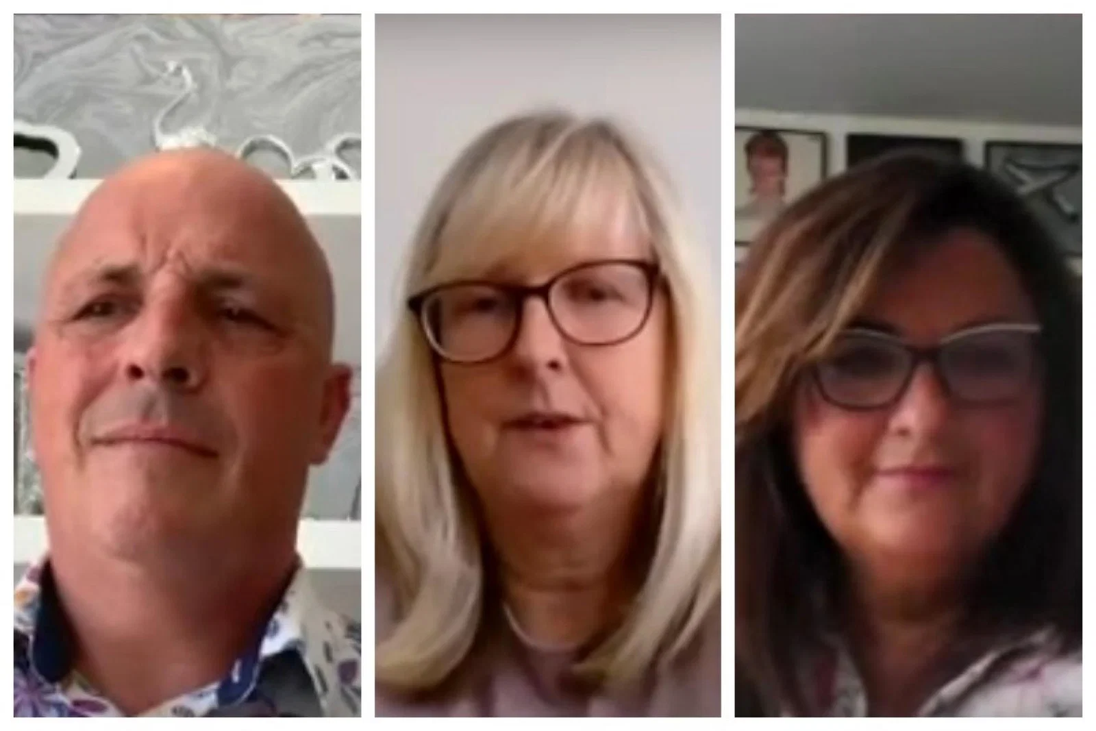 Simon Morgan, Tina Nason, Joanne Dooey