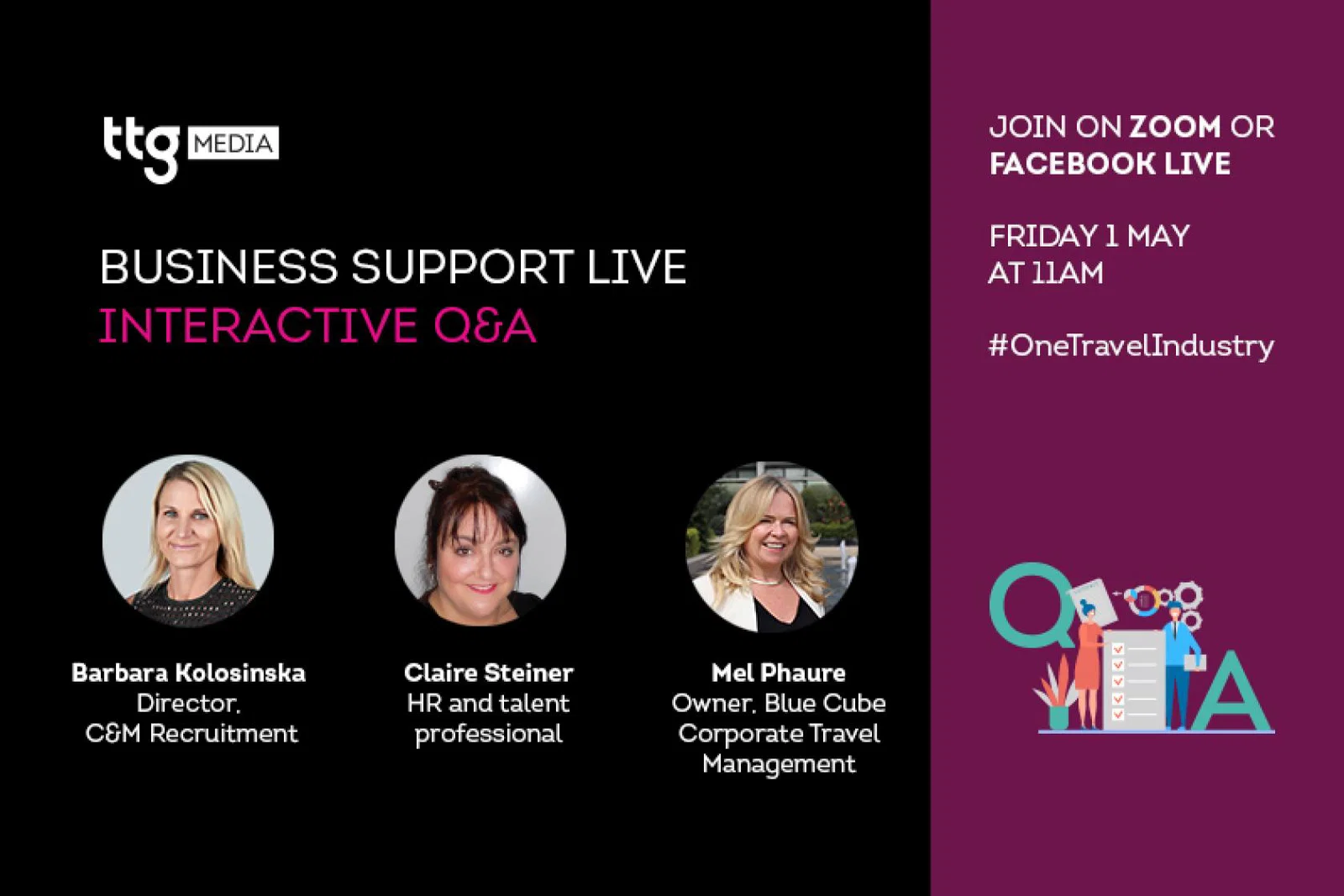 Join TTG's HR and staffing-focused Business Support Live