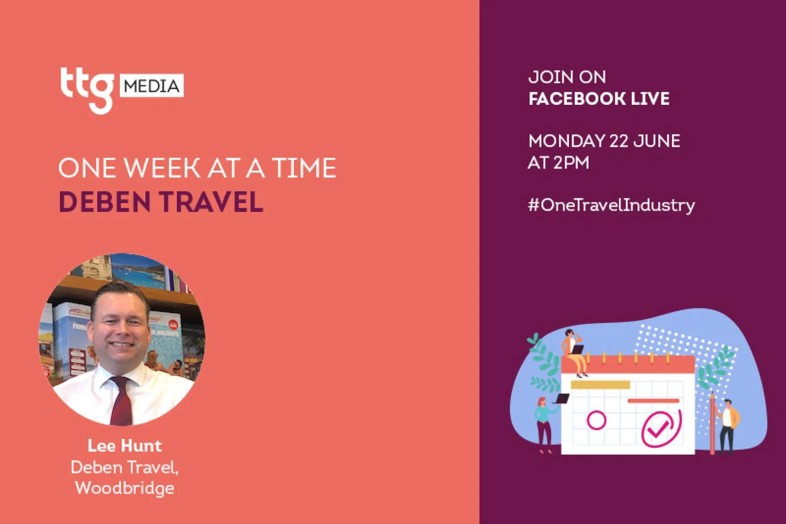 One Week at a Time will now feature Deben Travel in Woodbridge
