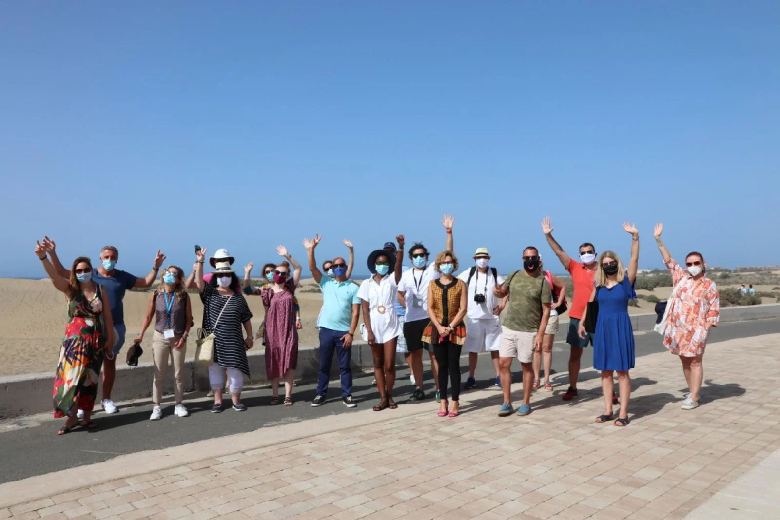 The UNWTO and Canary Islands tourist board held a special trip to see how Gran Canaria was restarting tourism. Photo: Michael Collins
