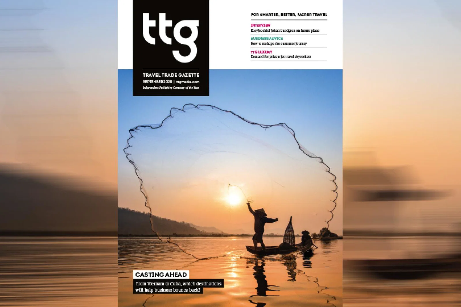 Interviews with easyJet and Royal, and TTG Luxury - read TTG's first monthly issue