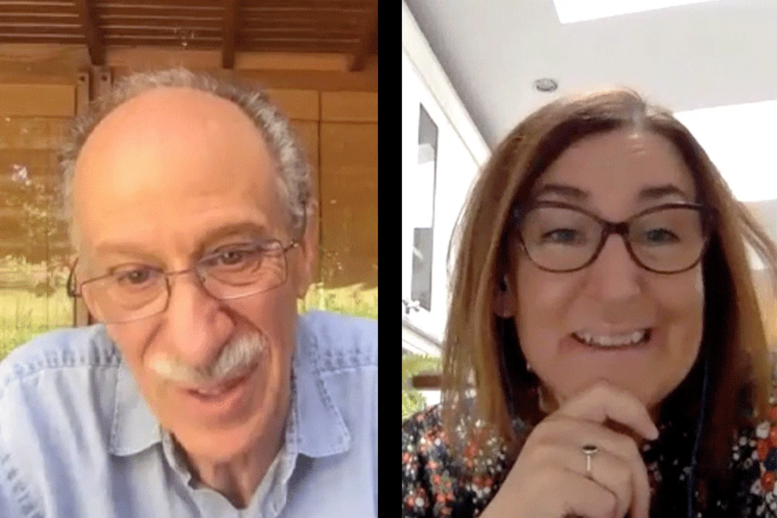 Roque Sevilla talks with April Hutchinson