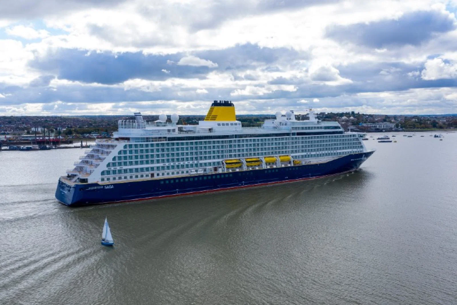 Saga's second new-build Spirit of Adventure was named in Portsmouth on Monday (19 July)
