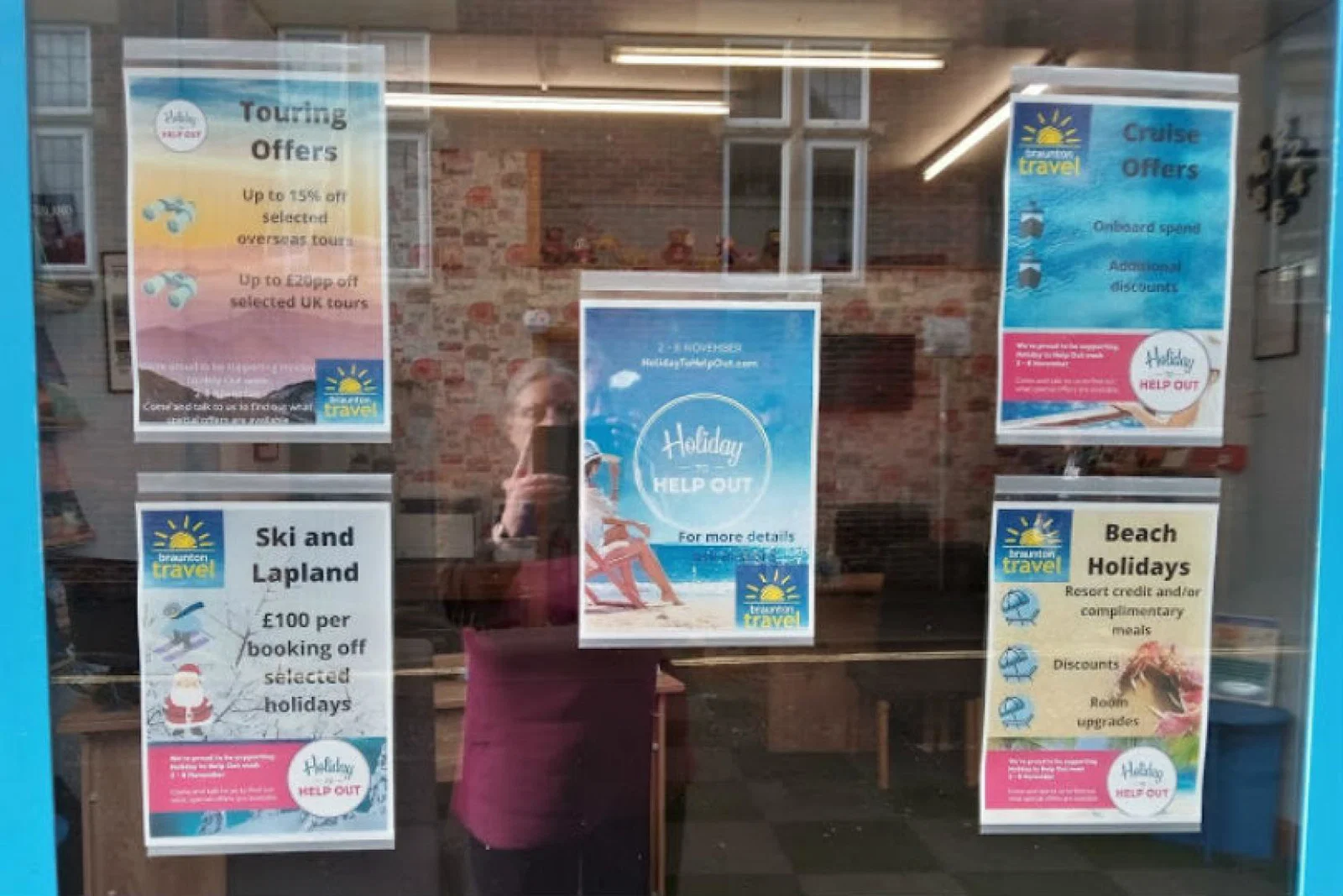 Braunton Travel has been getting into the spirit of things