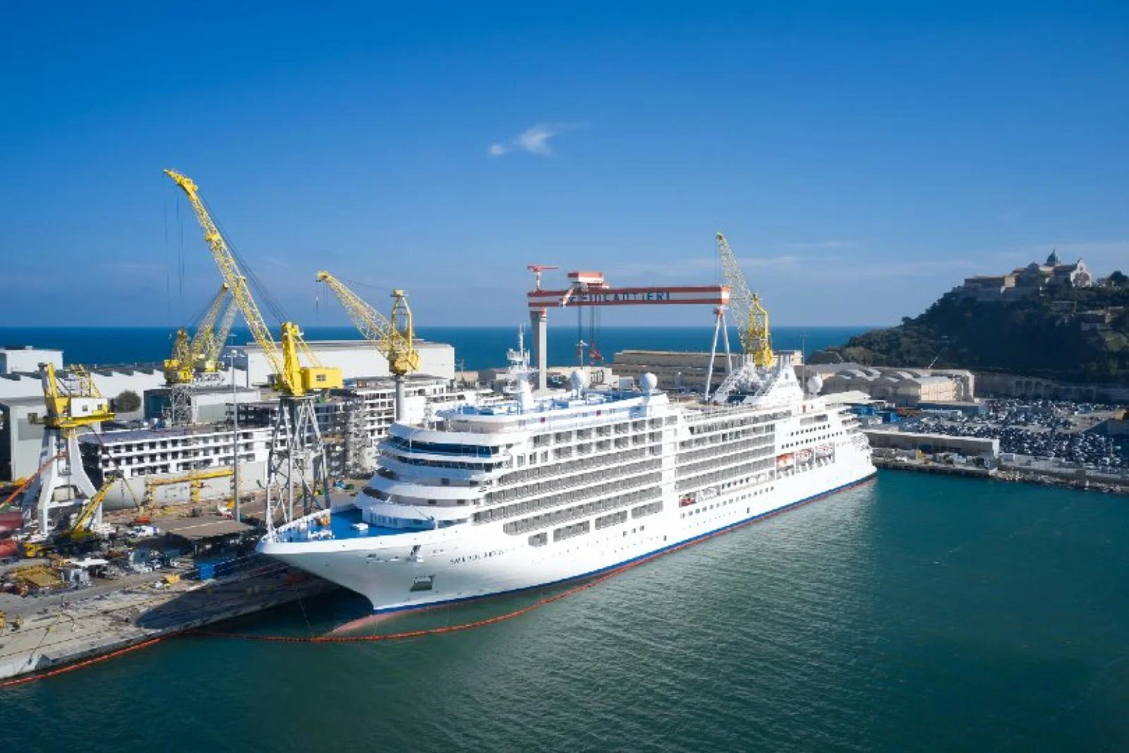 Silver Moon was delivered to Silversea at a ceremony in Italy