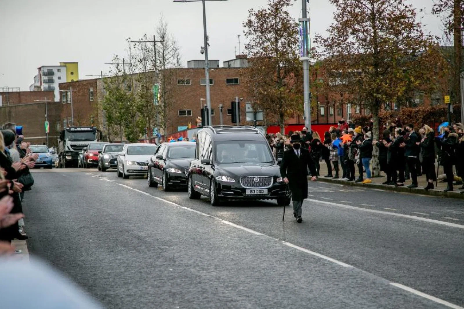 Hundreds turned out on Wednesday to remember John Hays (Credit: North News)