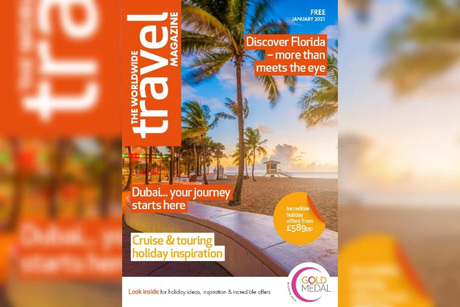 The mag features offers for travel into 2022
