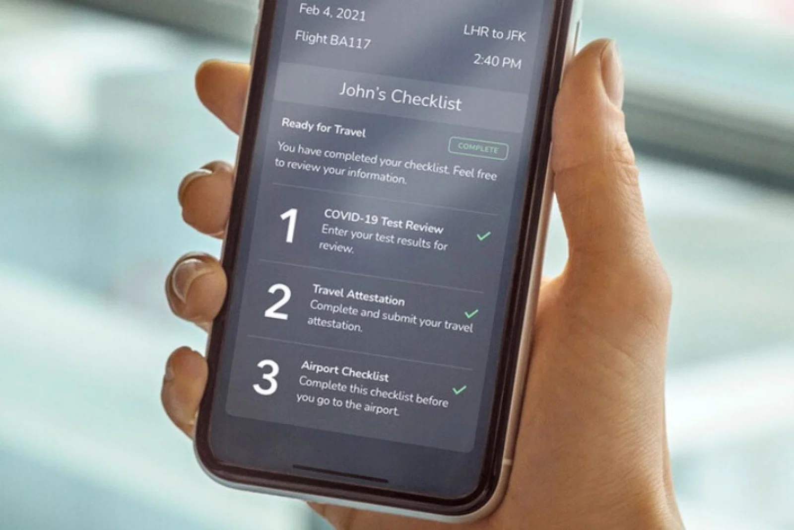 British Airways is expanding the trial of the VeriFLY app to all inbound international flights