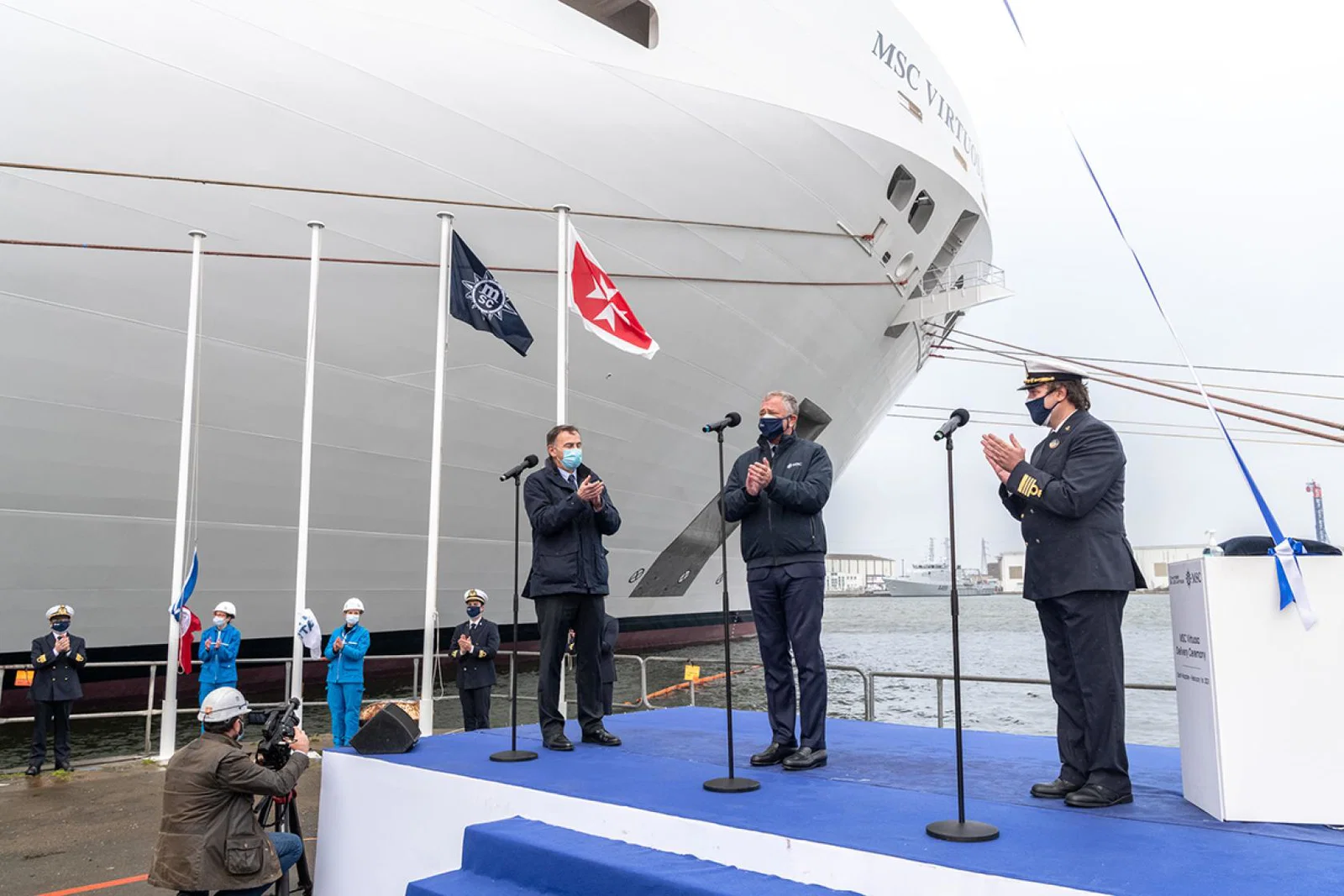 MSC Virtuosa is handed over in France