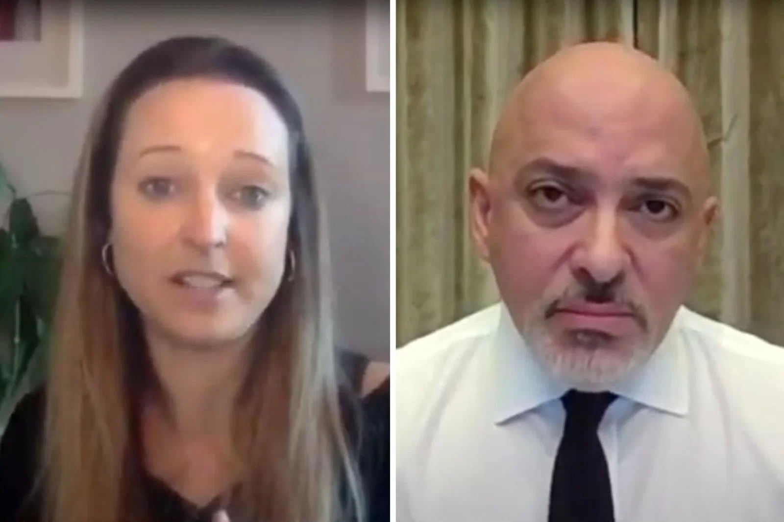 TTG editor Sophie Griffiths put the industry's case forward ahead of Zahawi's ministerial update (Credit: Sky News)