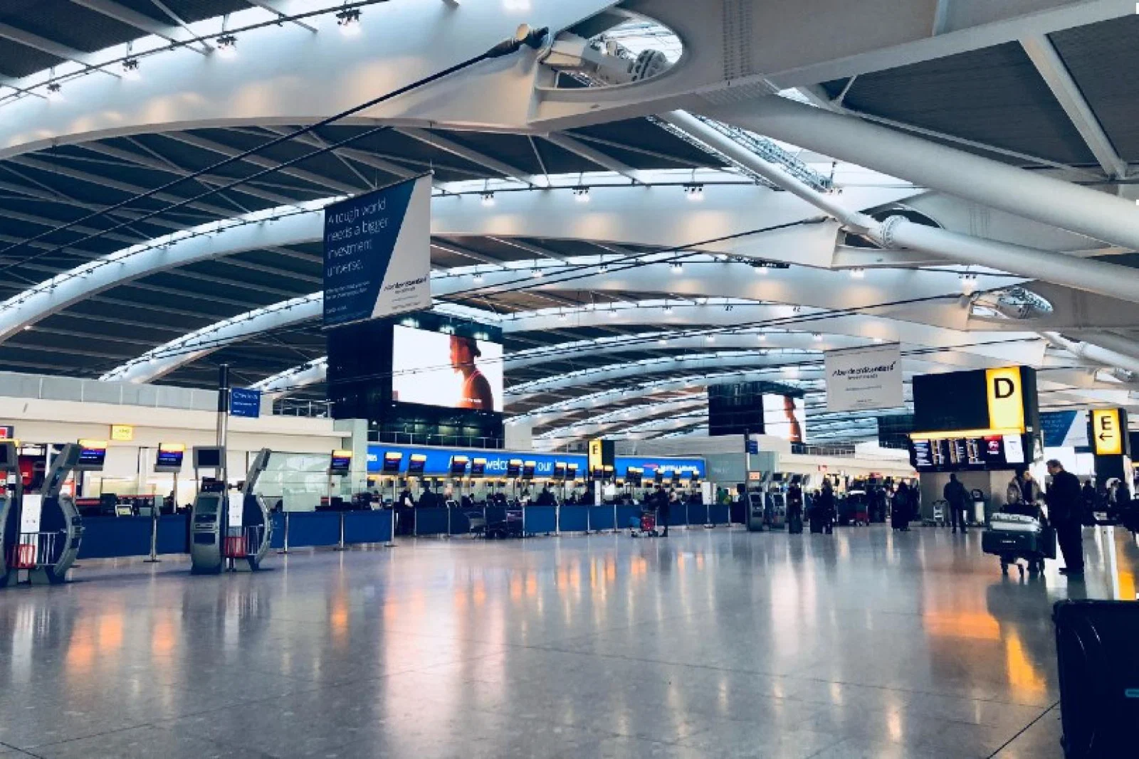 Heathrow's August peak was down 71% on the same month in 2019 (Credit: Belinda Fewings / Unsplash)