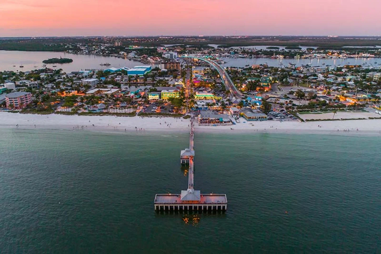 The Beaches of Fort Myers and Sanibel at sunset