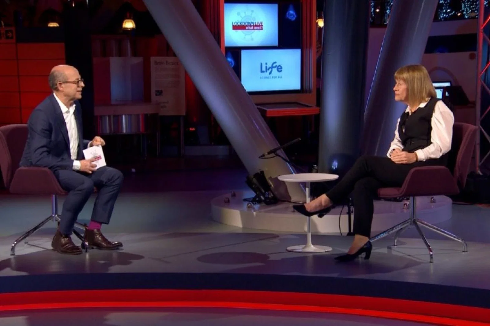 Hays represented the travel industry on the BBC's Lockdown Live (Credit: BBC News)