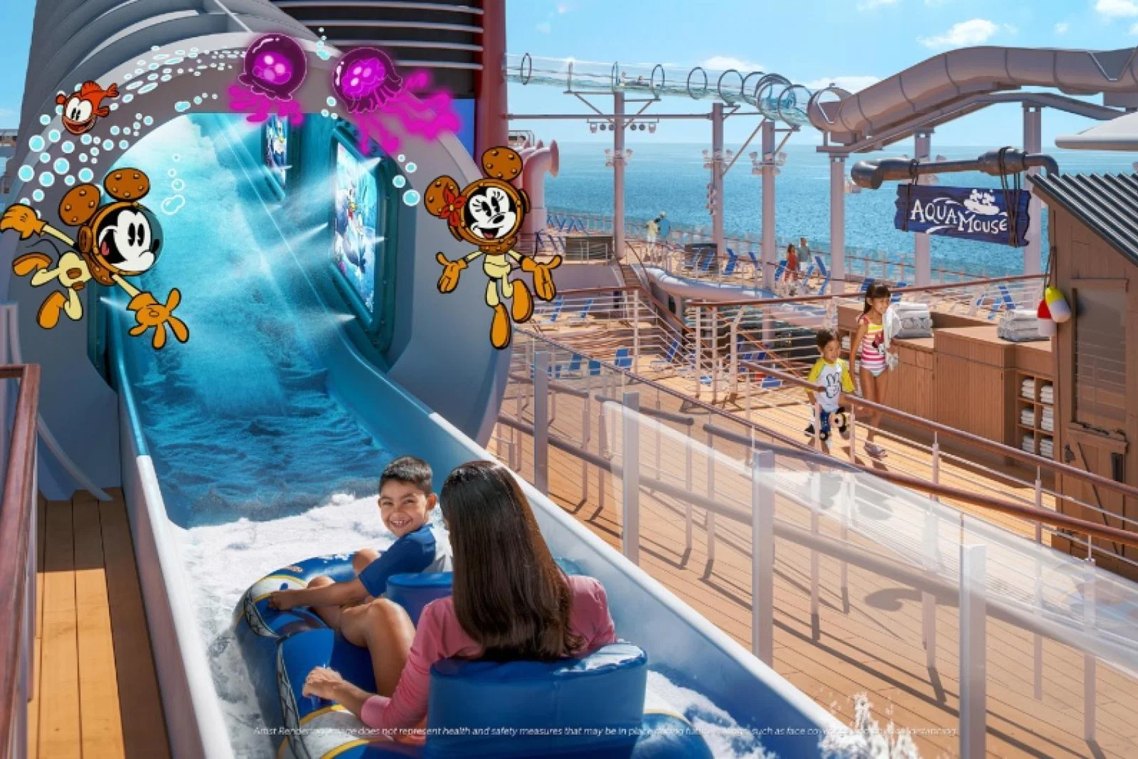 AquaMouse will be the first Disney attraction at sea