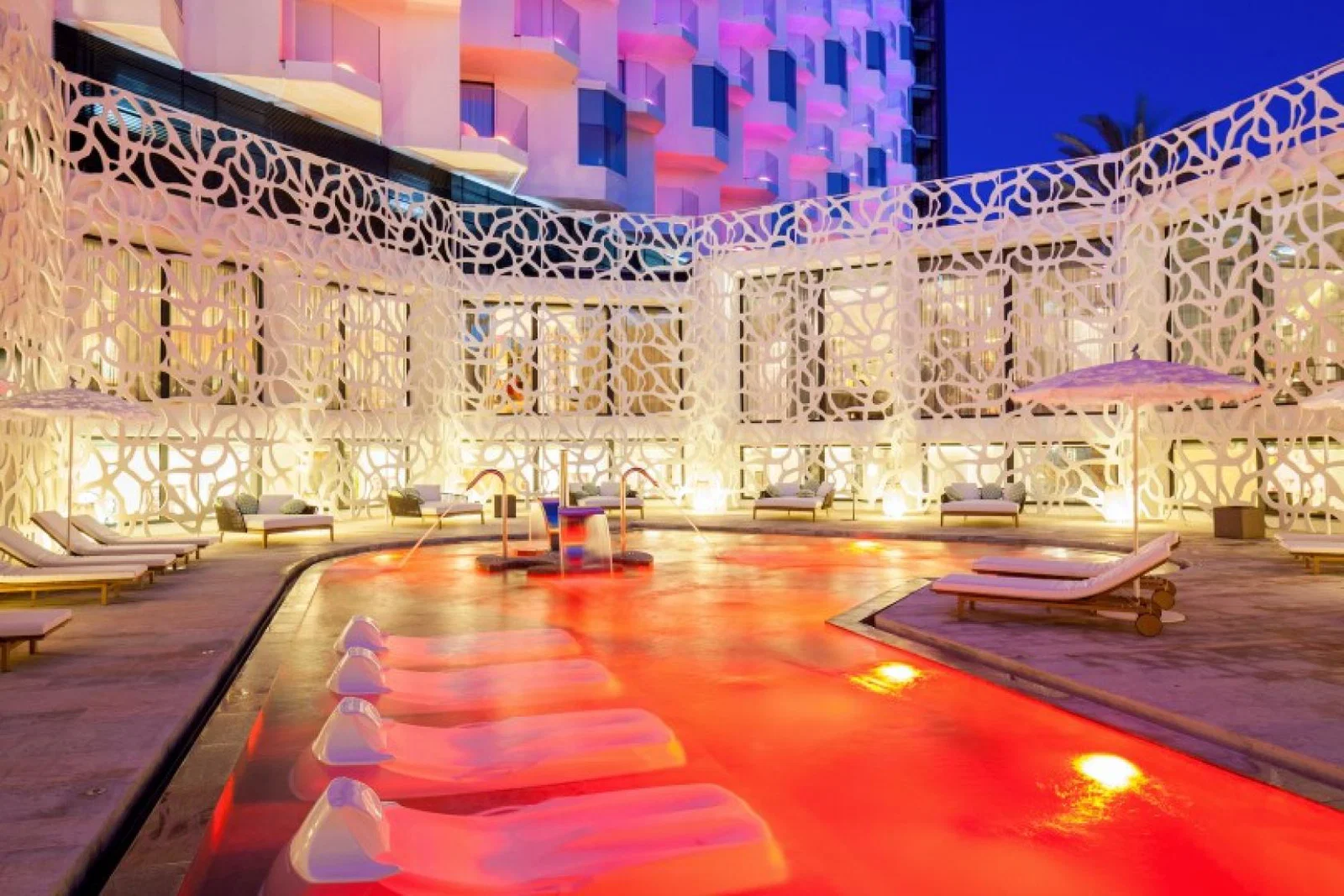 The group has installed photovoltaic panels in the Hard Rock Hotel Ibiza (Credit: Palladium Hotel Group)