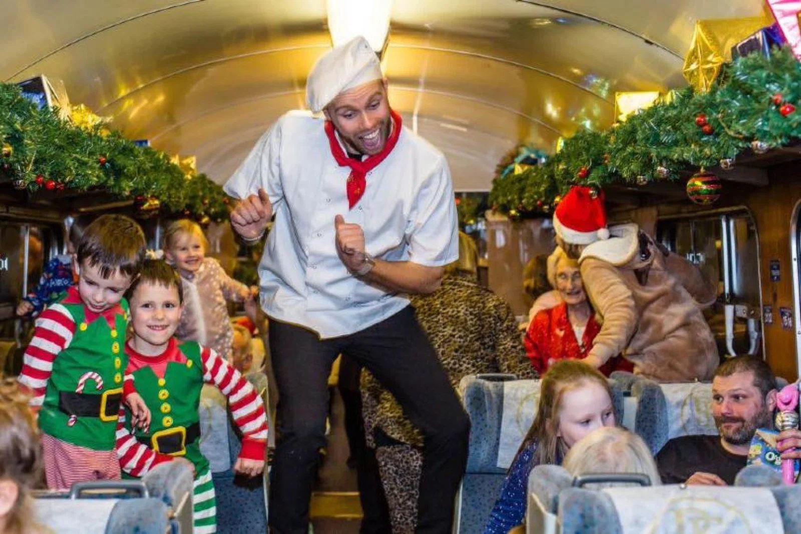 Polar Express trips feature a range of festive entertainment for families