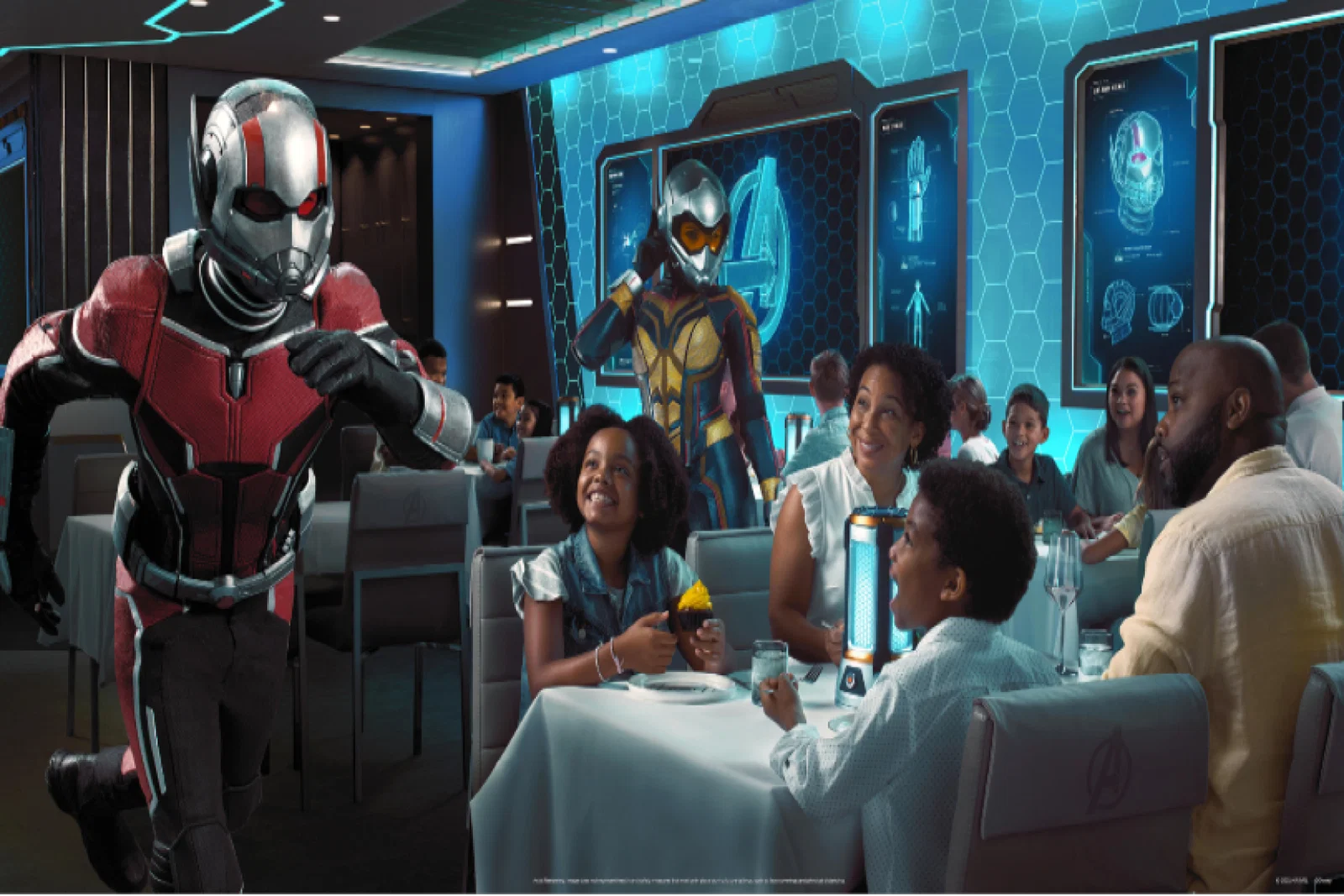 "Avengers: Quantum Encounter" will debut at Worlds of Marvel restaurant onboard Disney Wish in summer 2022