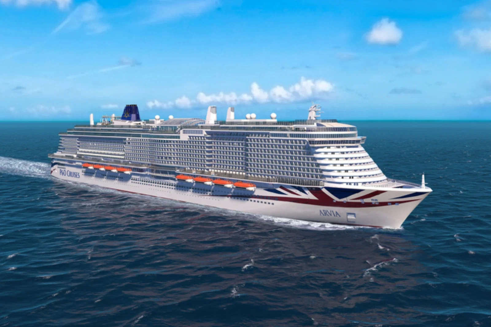 New ship Arvia (arriving in December 2022) will sail on its first ever four-night cruise