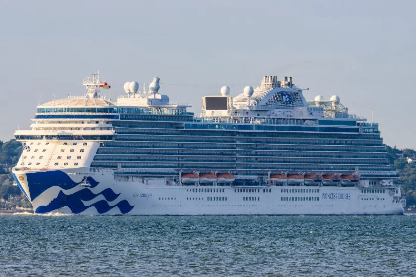 The vessel departed from Southampton on monday (30 August) on a five-night domestic cruise