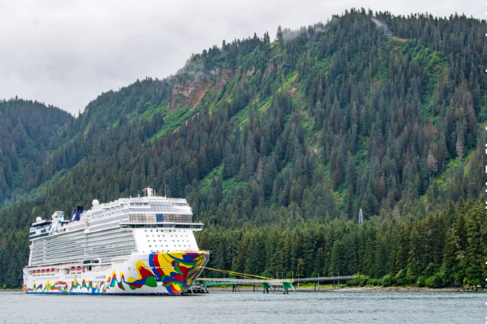 Norwegian Encore debuts at Icy Strait Point, Alaska