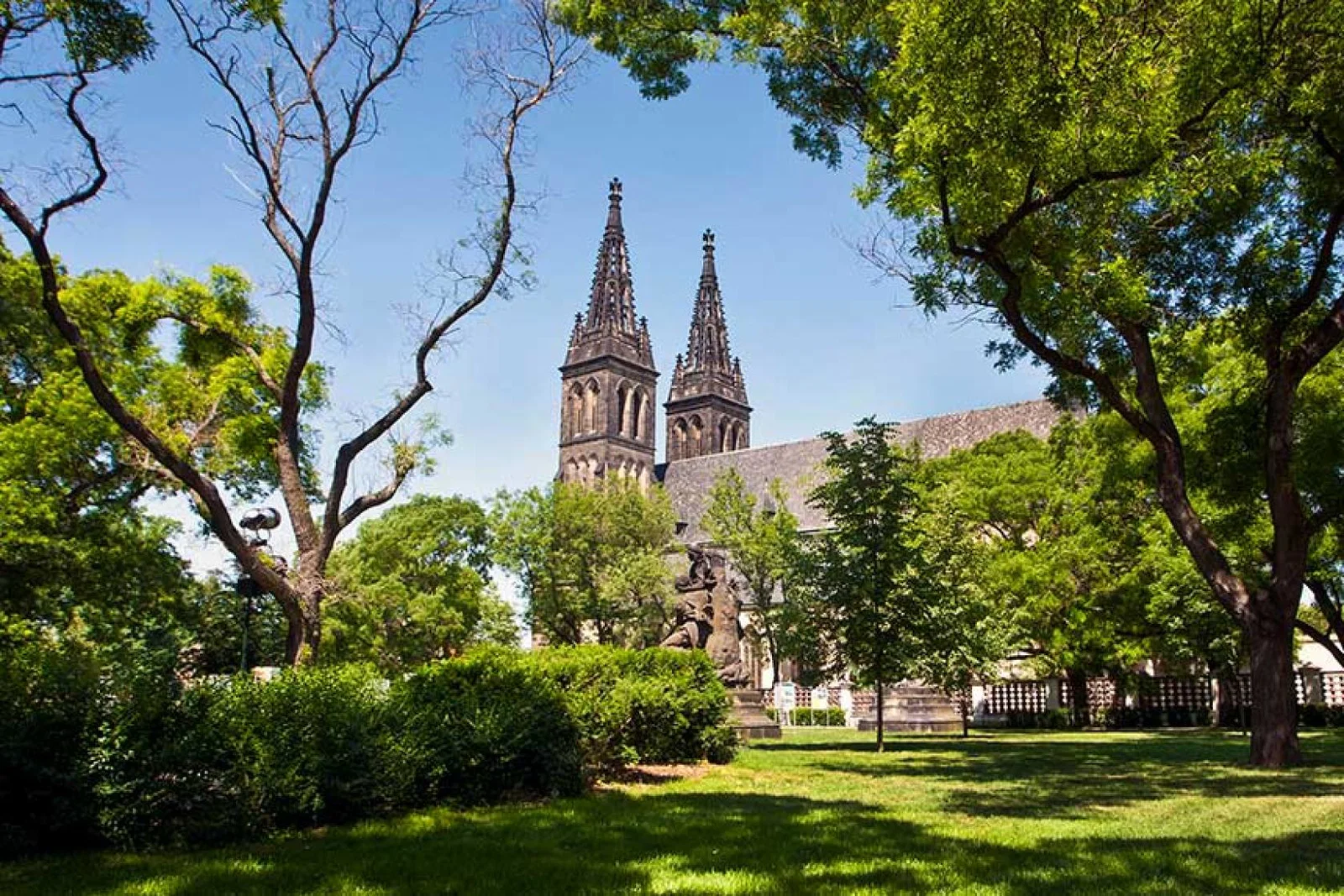 The changes will make travel to Czech capital Prague easier (Pictured: the Basilica of St Peter and St Paul in Prague)