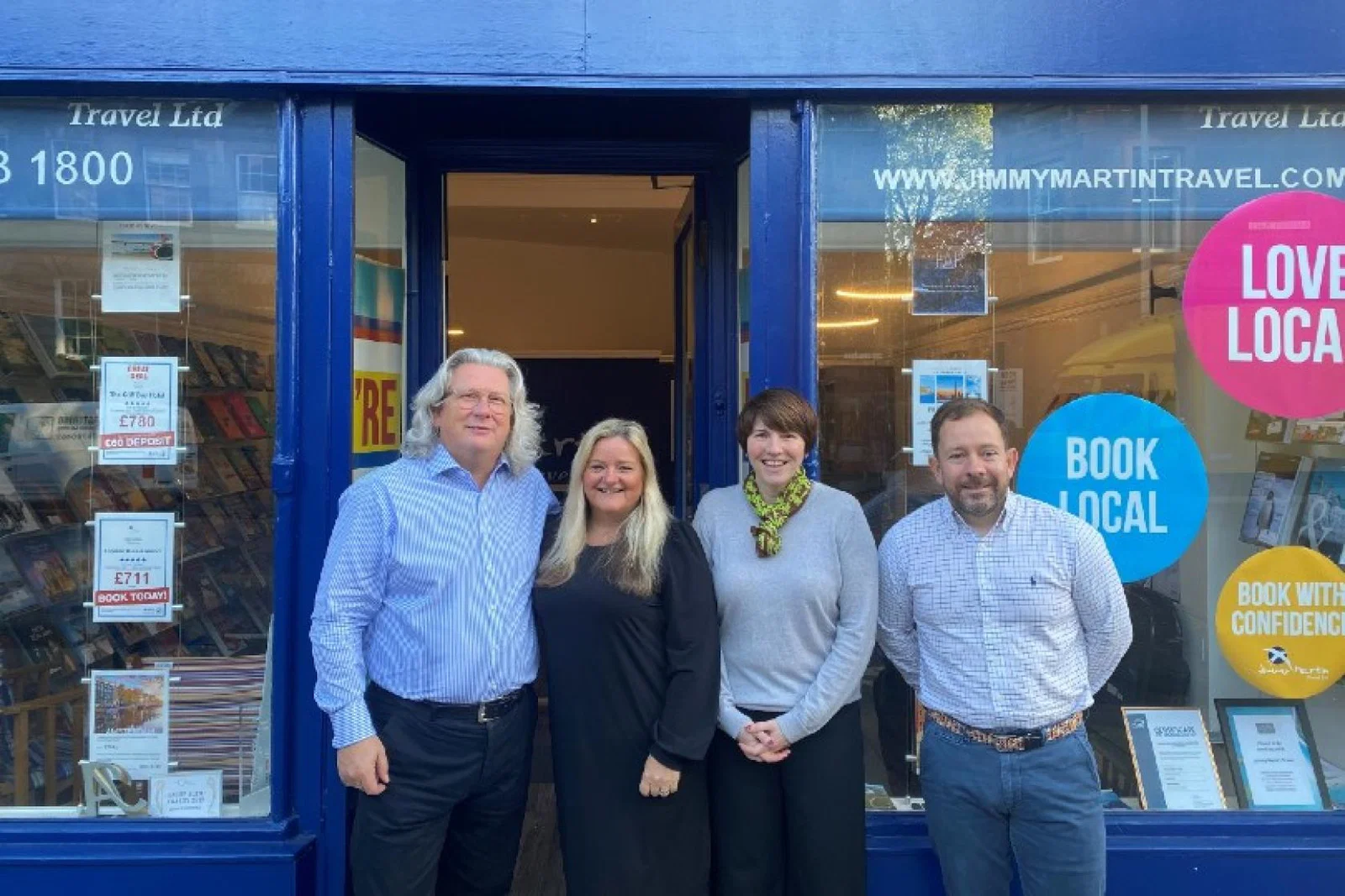 L-R: Jimmy Martin, Emma Morrice, Lorraine Gersternberger and Richard Sturgeon