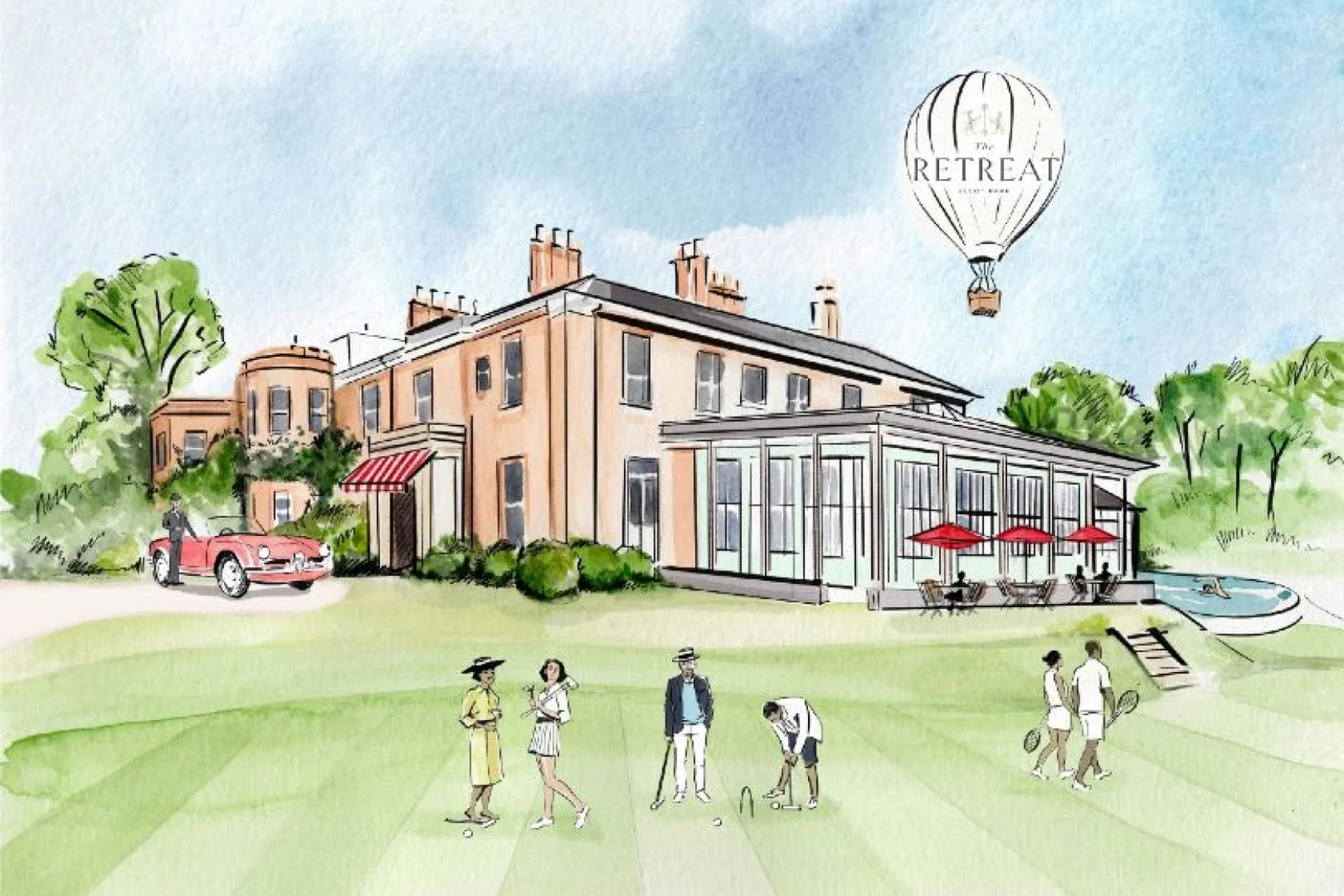 The Retreat Elcot Park is due to open in west Berkshire in spring 2022