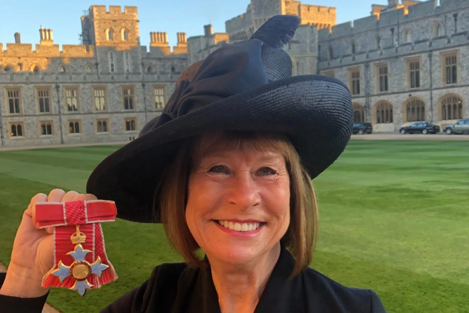 Hays attended Windsor Castle on Tuesday (23 November) 