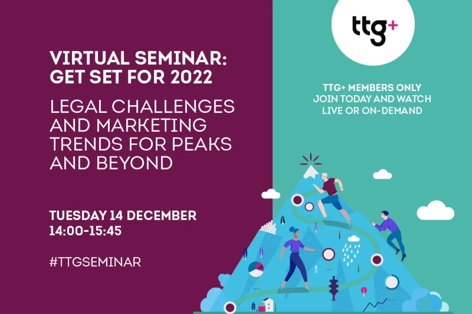 The seminar will get under way at 2pm on Tuesday 14 December