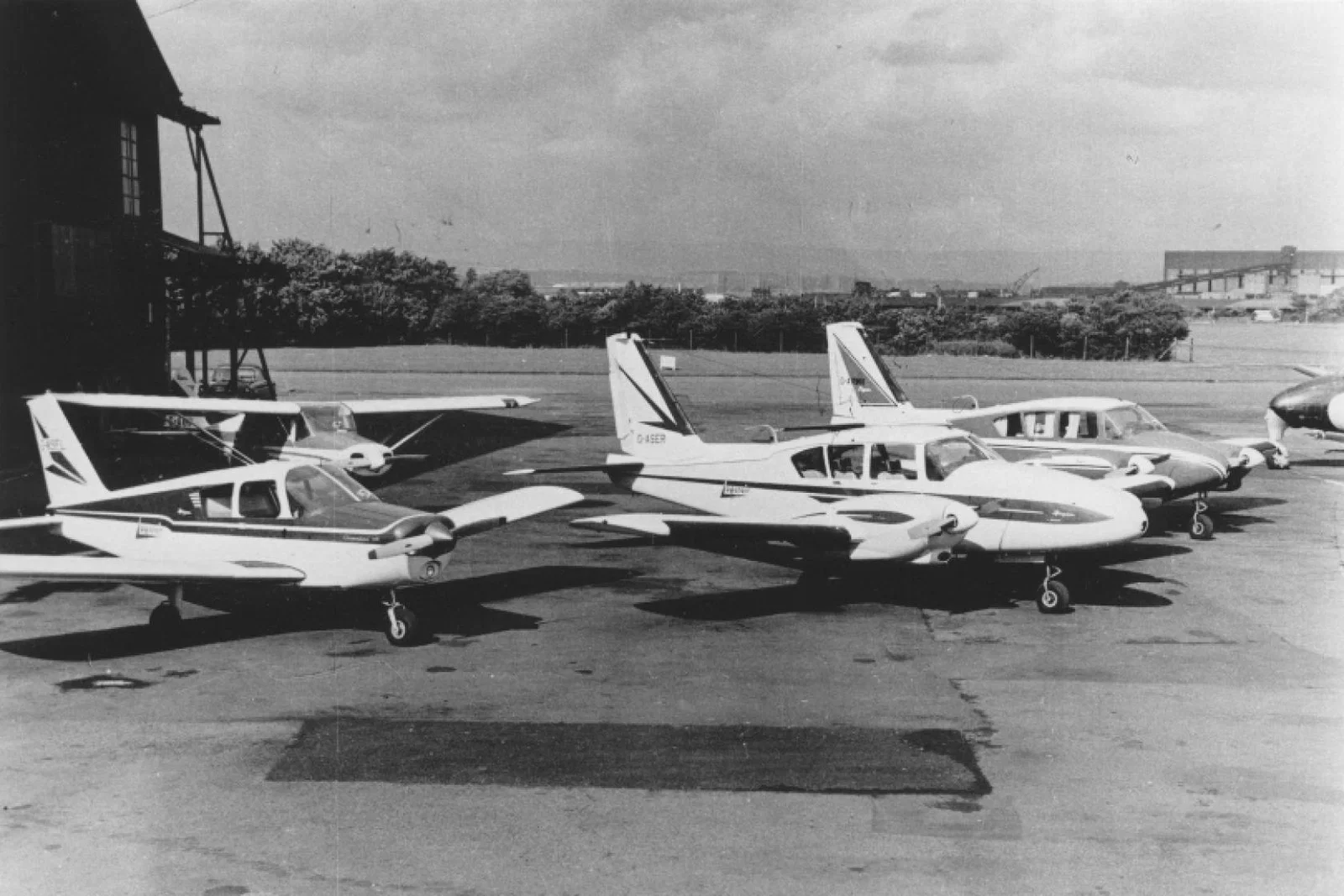 Loganair aircraft in 1962