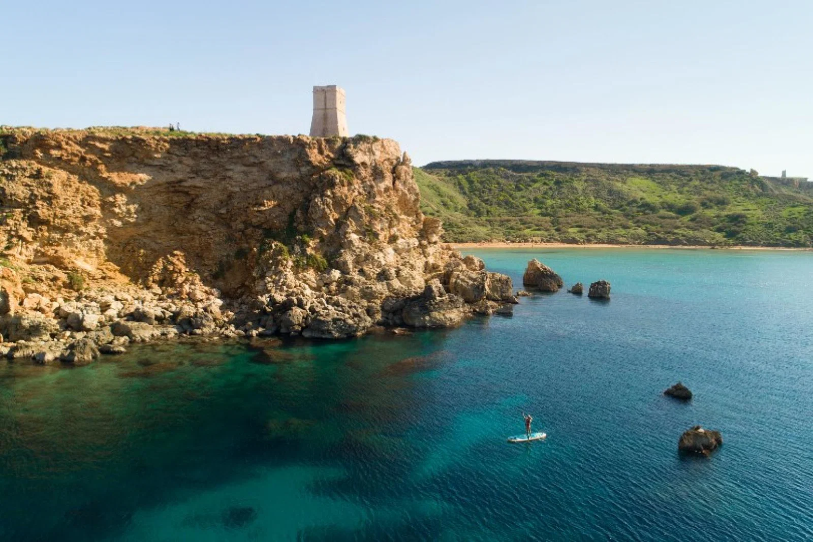 Activities the course recommends include scuba diving, stand-up paddle boarding and sunrise views
