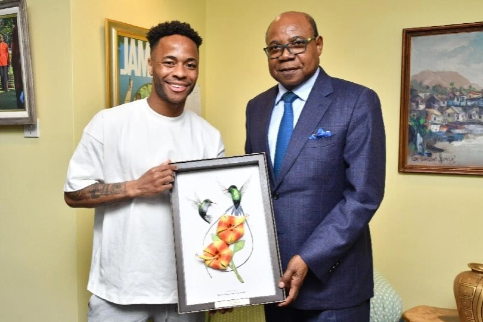 Jamaican minister of tourism Edmund Bartlett said Sterling "represented the very best of Jamaica”